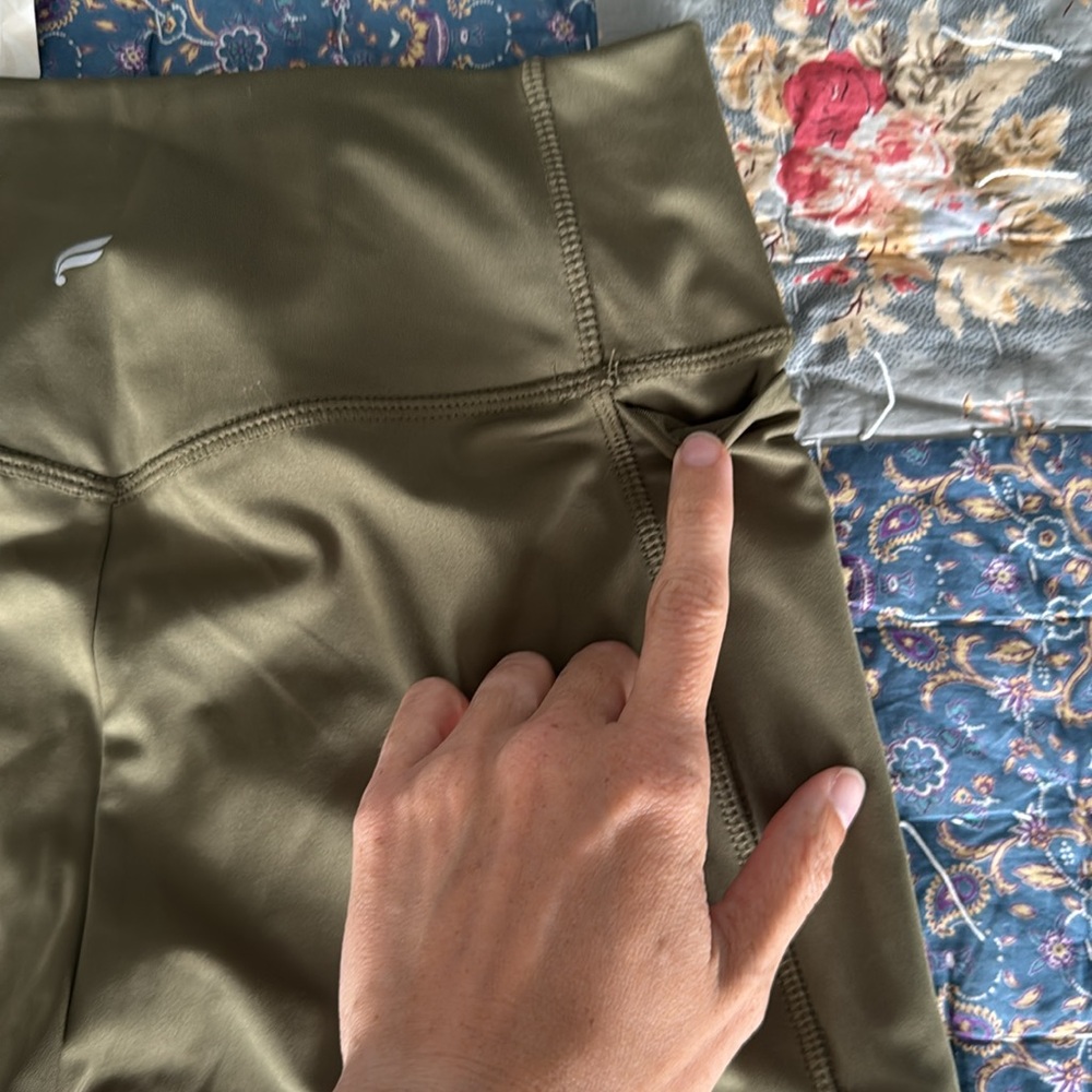 Fabletics Dark Moss High-Waisted Leggings - Picture 6 of 6